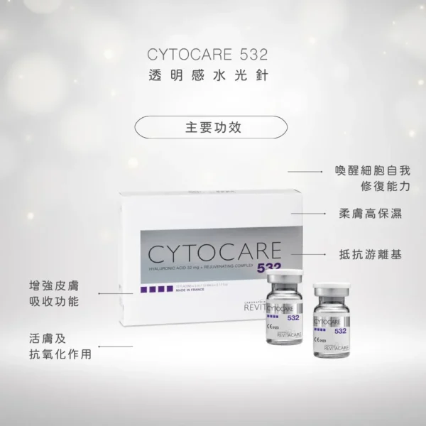 [正貨保證] Revitacare 絲麗水光動能素 Cytocare 532(10x5ml) 家用微針/導入 美容院貨源